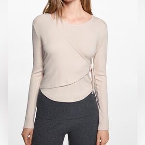 Mango Women's Wrap bow Top